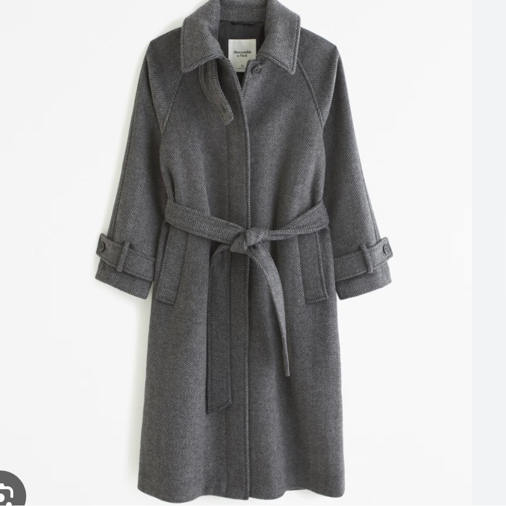 Abercrombie Gray Coat Size XXS Petite